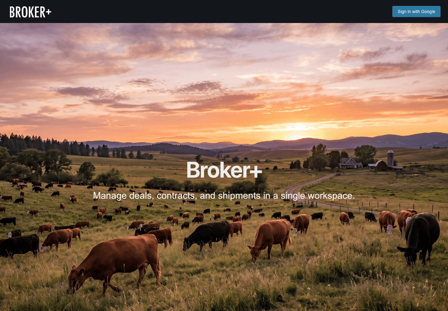 BROKER+ — Cattle Broker Platform